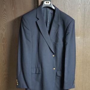 Navy pure wool blazer club room Macys